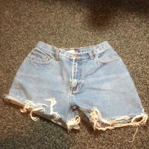 Cut Off Denim Shorts